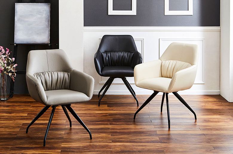 傷や汚れに強くお手入れがラク
長時間座っていても疲れにくいのが特徴