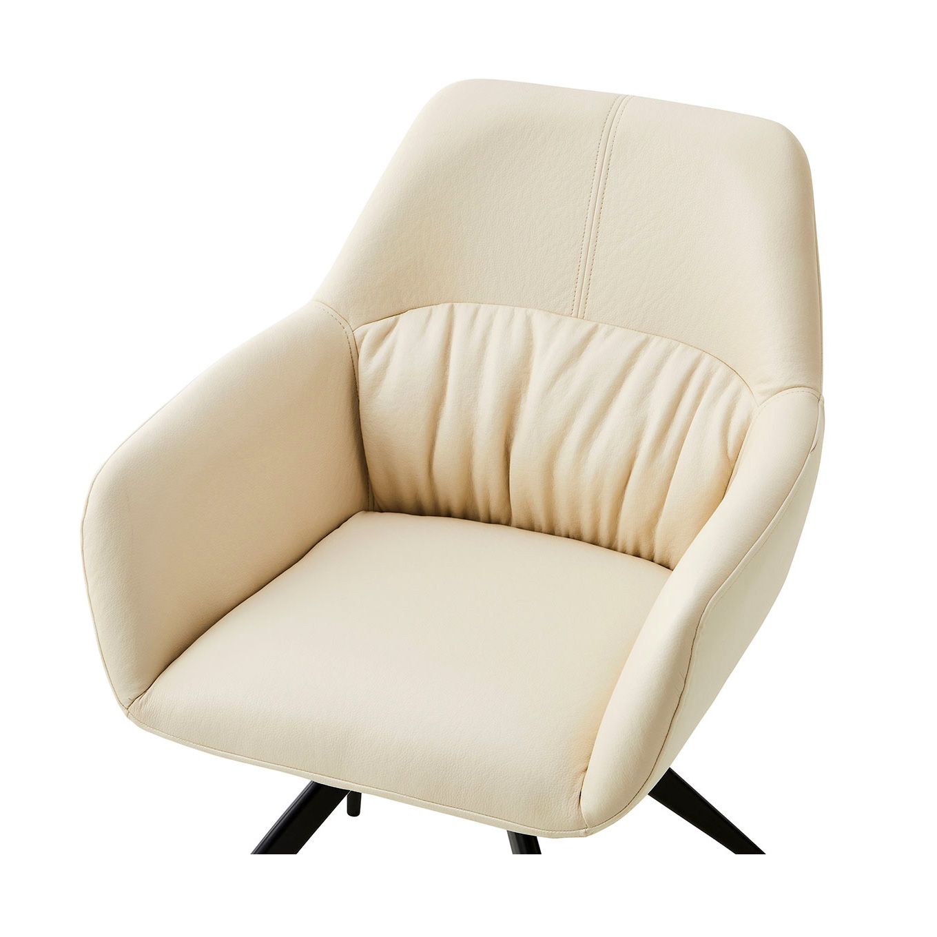 グリーン住宅ポイント肘付き 回転式 チェア PUレザー(設置・組立て付き)イメージ