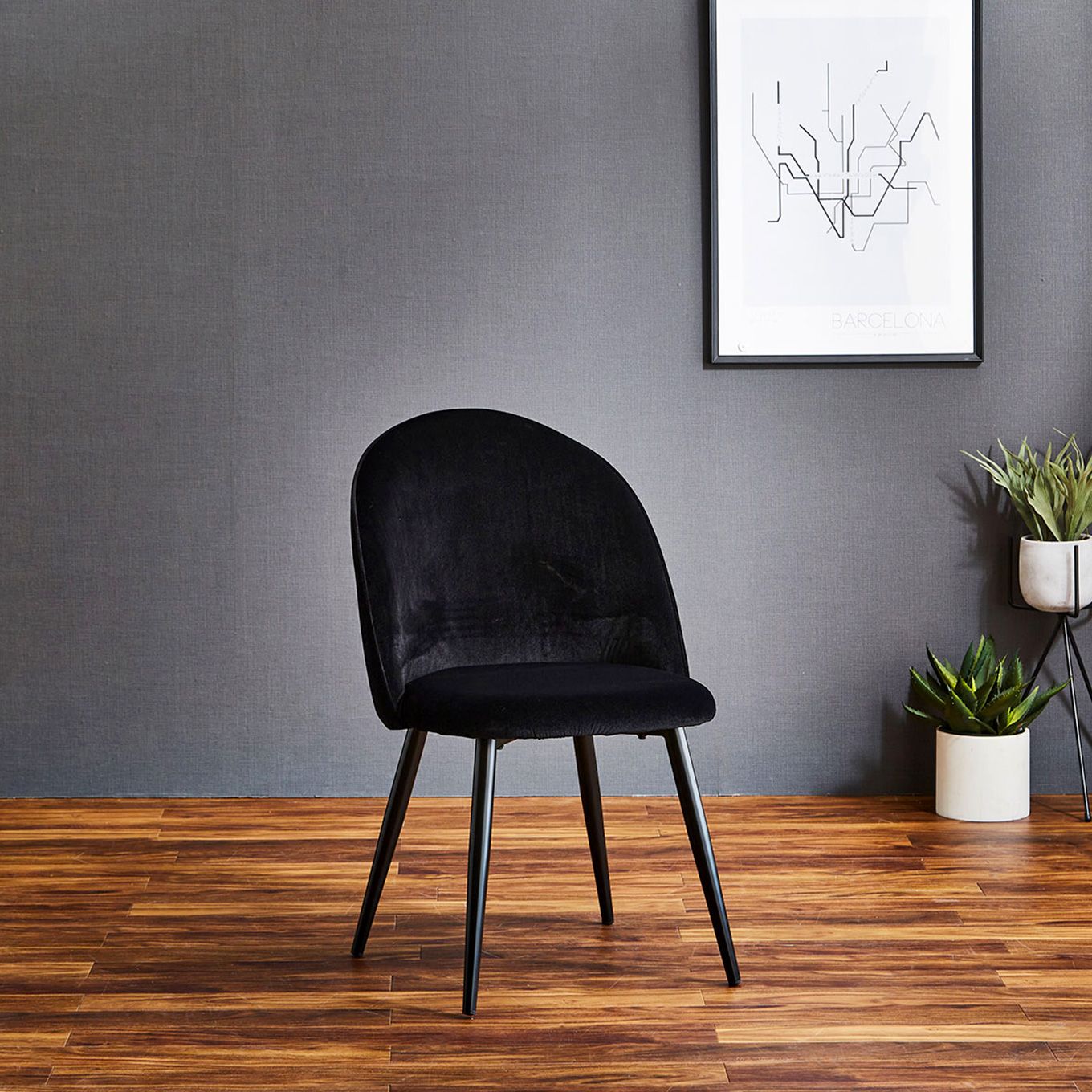 グリーン住宅ポイント快適な座り心地 モダン ダイニングチェア(設置・組立て付き)イメージ