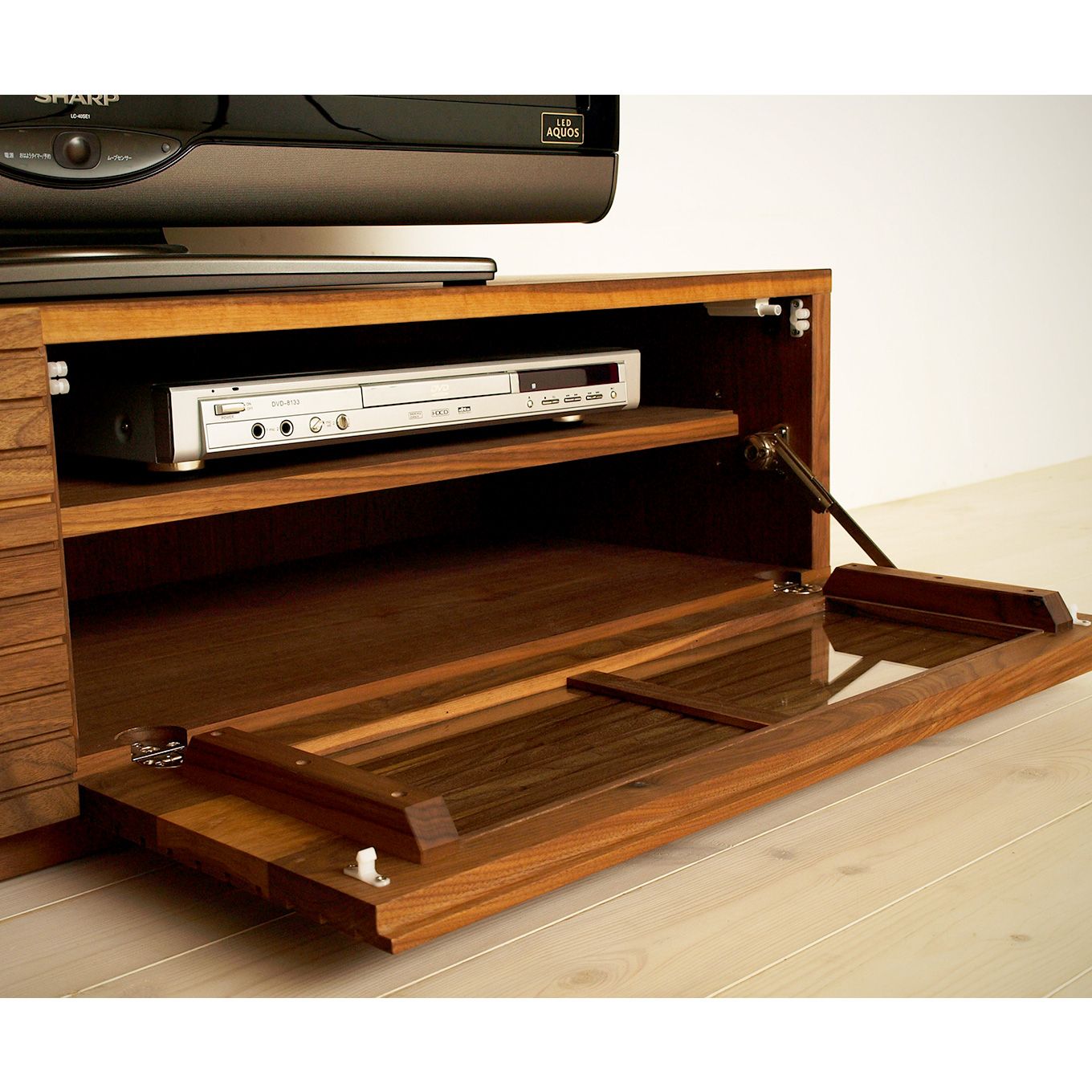 グリーン住宅ポイント無垢材 テレビボード 風雅 ローボード 幅1200(設置付き)イメージ