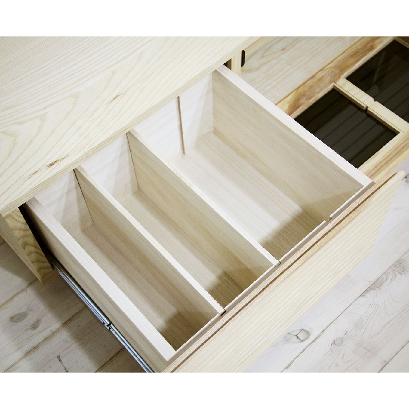 グリーン住宅ポイント無垢材 テレビボード 風雅 ローボード 幅1500(設置付き)イメージ