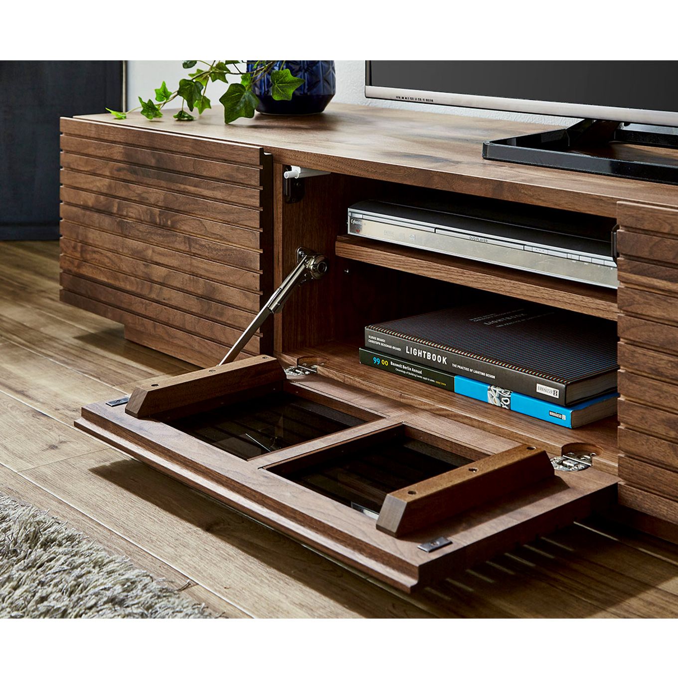 グリーン住宅ポイント無垢材 テレビボード 風雅 ローボード 幅2000(設置付き)イメージ