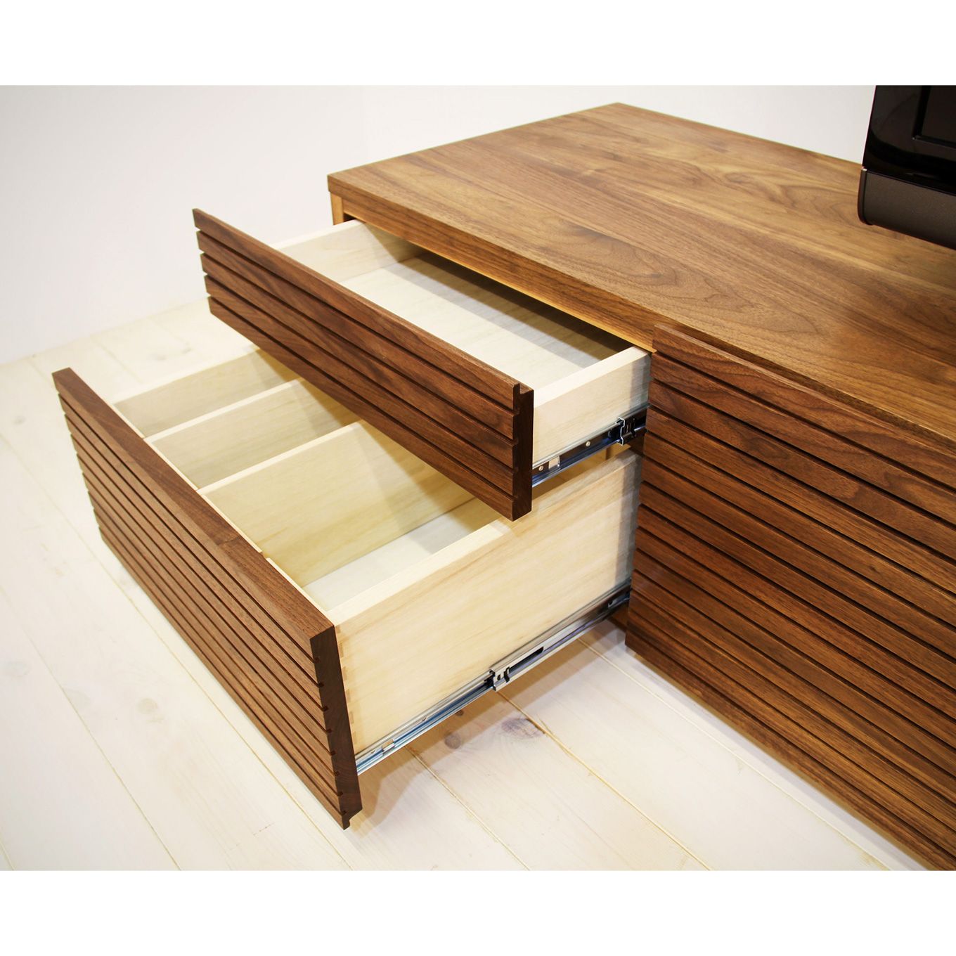 グリーン住宅ポイント無垢材 テレビボード ハイタイプ 風雅 type2 ローボード 幅2000(設置付き)イメージ