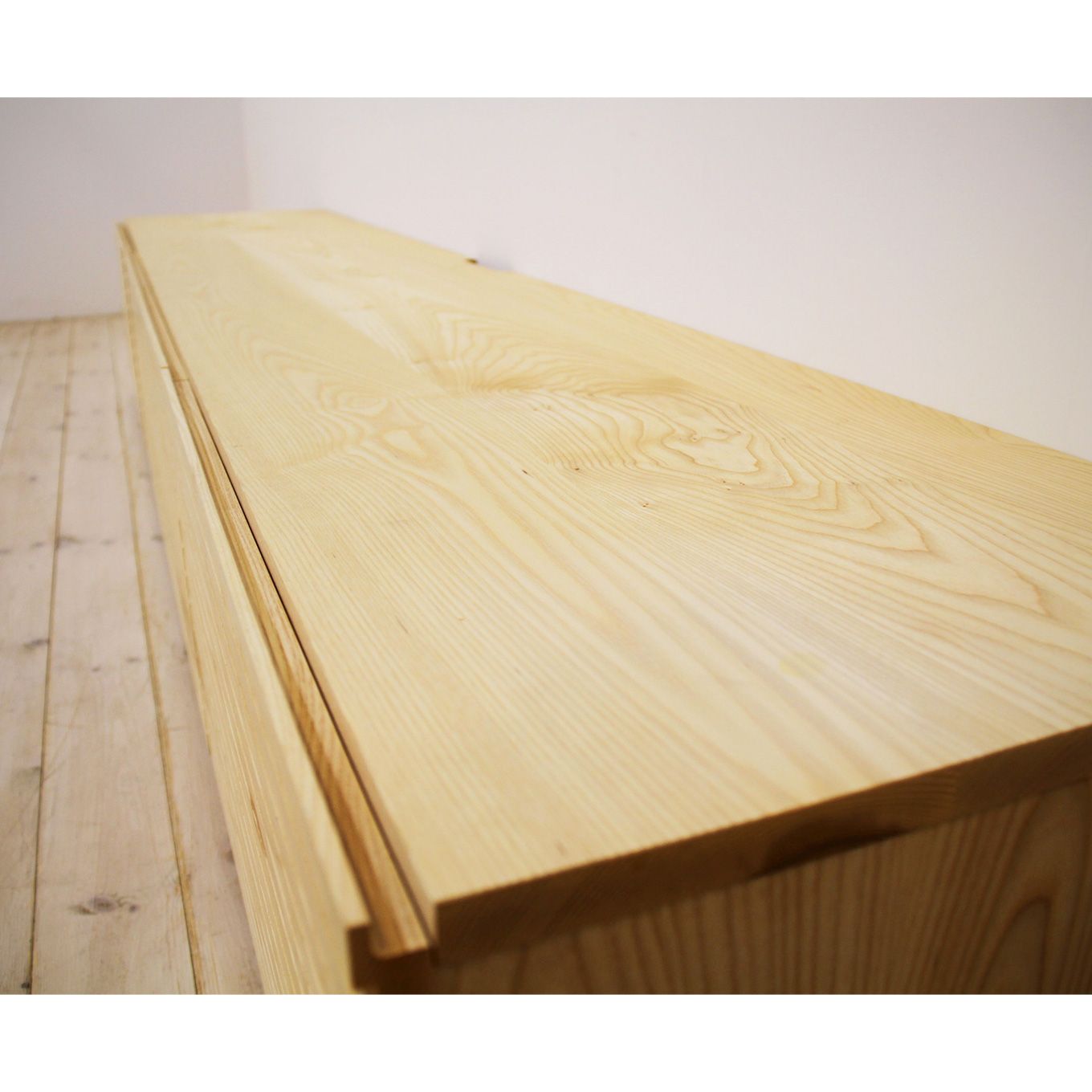 グリーン住宅ポイント無垢材 テレビボード ハイタイプ 風雅 type2 ローボード 幅2400(設置付き)イメージ