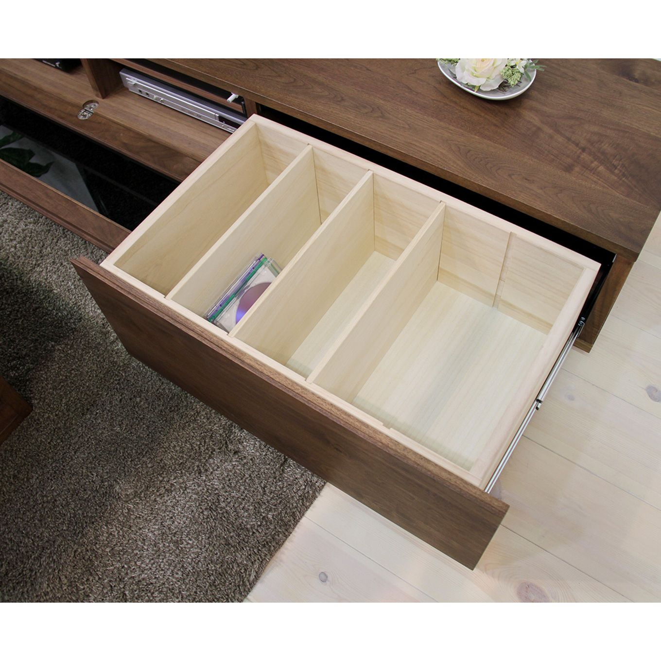 グリーン住宅ポイント無垢材 テレビボード 凛 ローボード 幅2400(設置付き)イメージ