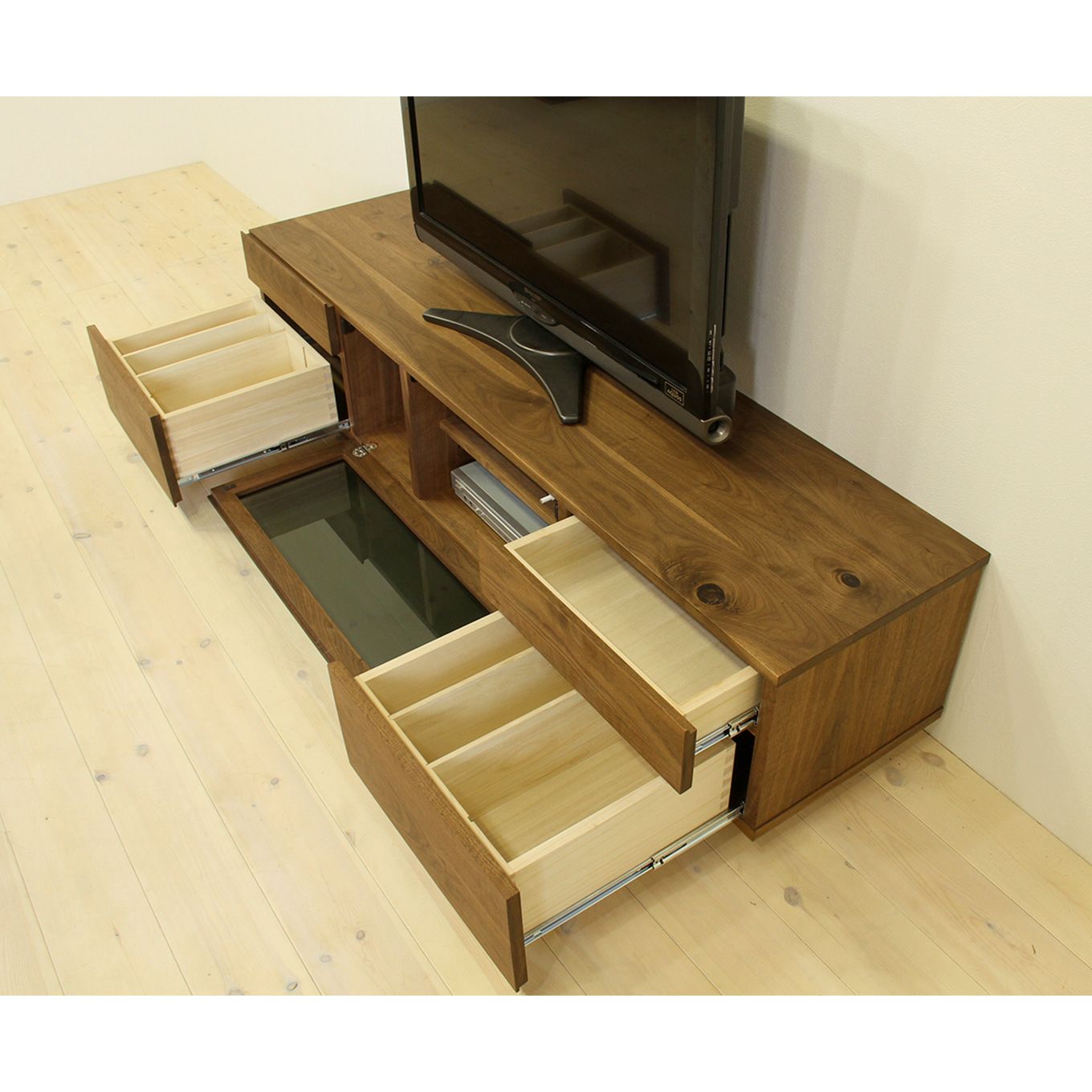 グリーン住宅ポイント無垢材 テレビボード ハイタイプ 凛 type2 ローボード 幅1800(設置付き)イメージ