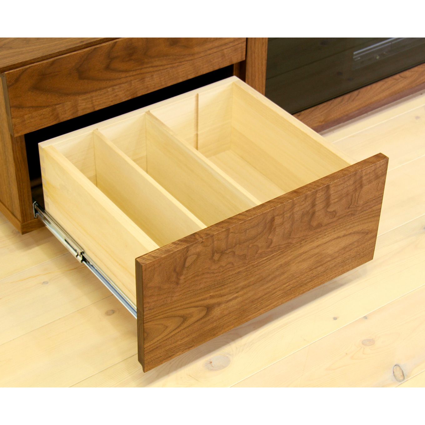 グリーン住宅ポイント無垢材 テレビボード ハイタイプ 凛 type2 ローボード 幅2400(設置付き)イメージ