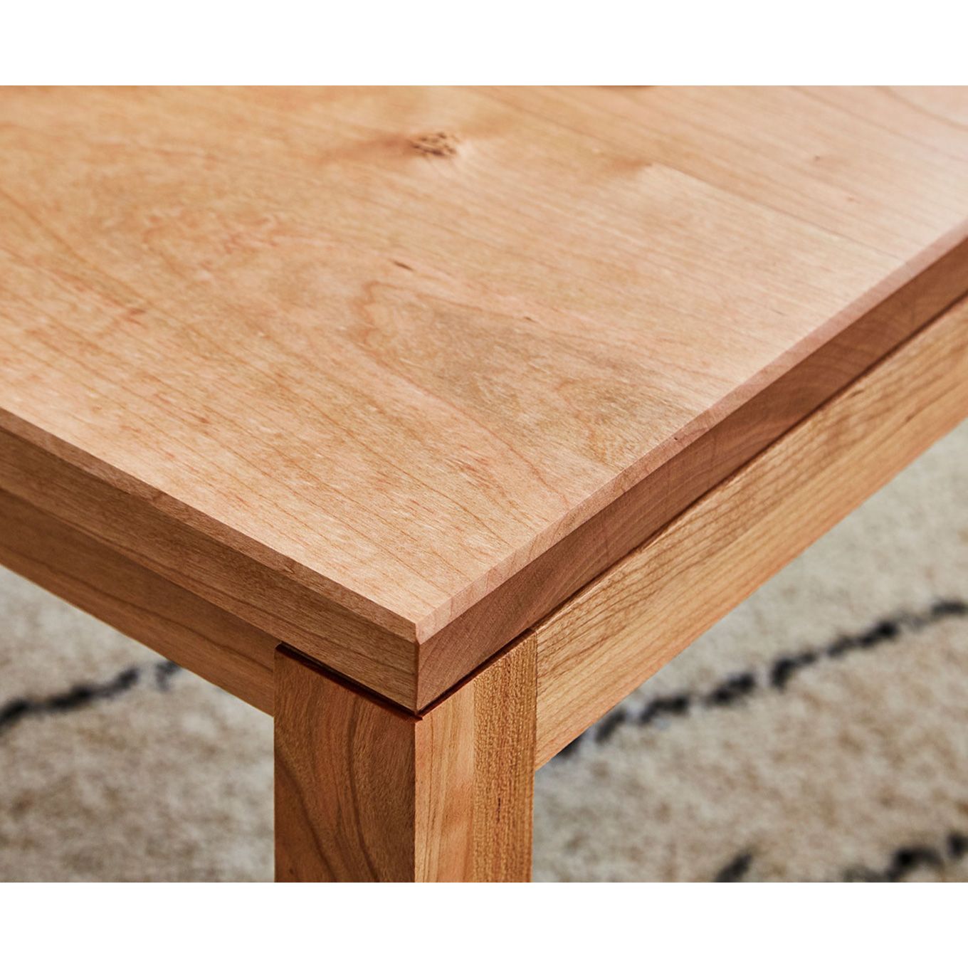 グリーン住宅ポイント無垢材 センターテーブル 凛 四角脚 ローテーブル 幅1000(設置付き)イメージ