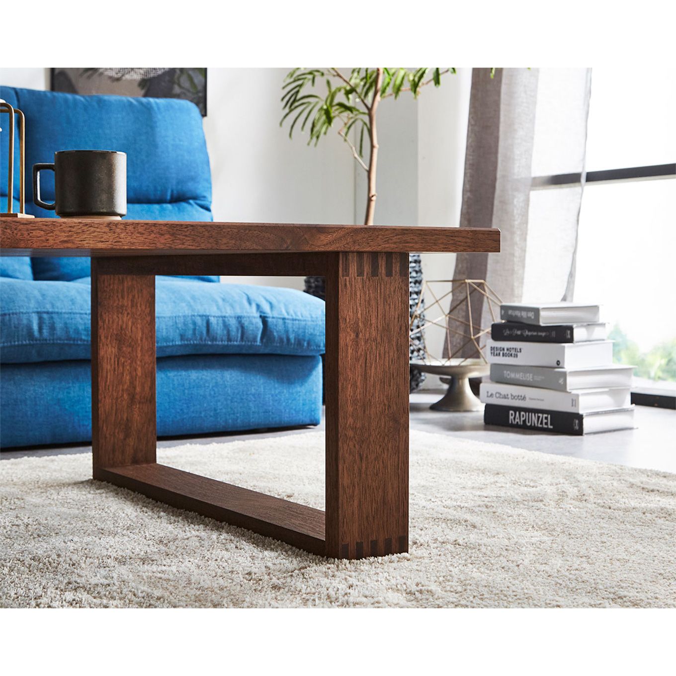 グリーン住宅ポイント無垢材 センターテーブル 彩美 ローテーブル 幅750(設置付き)イメージ