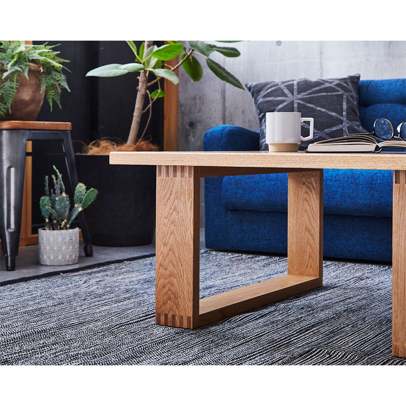 グリーン住宅ポイント無垢材 センターテーブル 彩美 ローテーブル 幅750(設置付き)イメージ