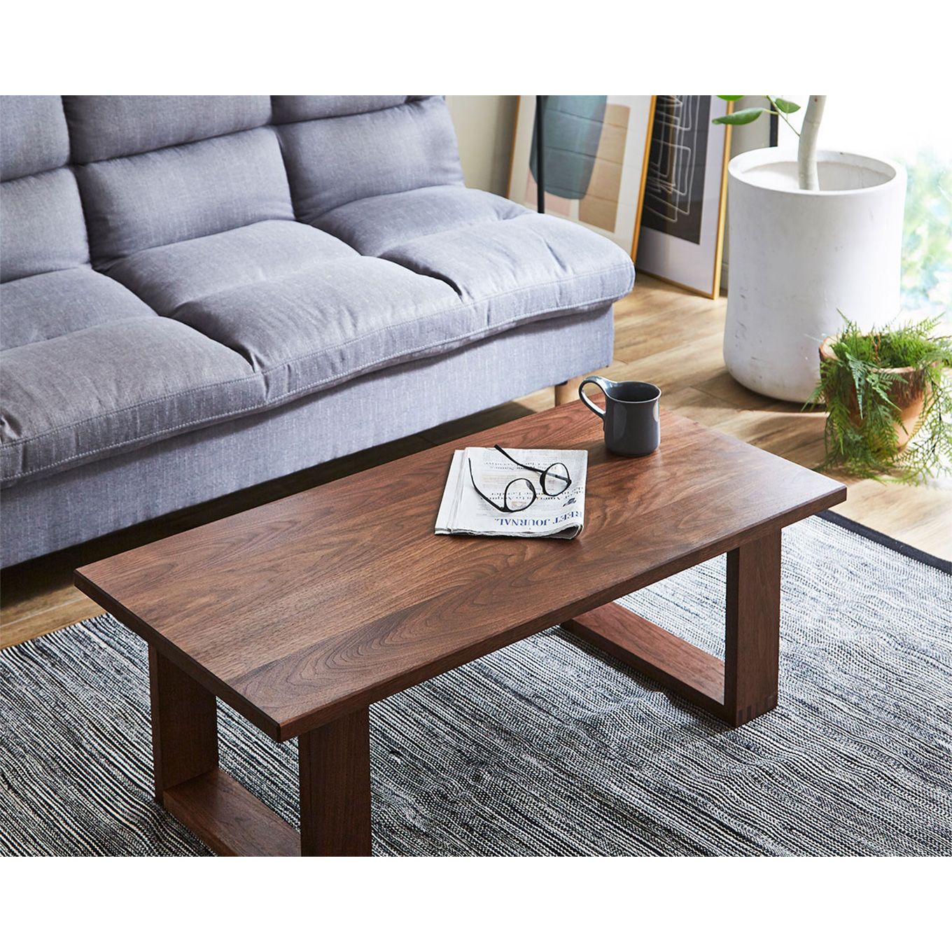 グリーン住宅ポイント無垢材 センターテーブル 彩美 ローテーブル 幅1000(設置付き)イメージ