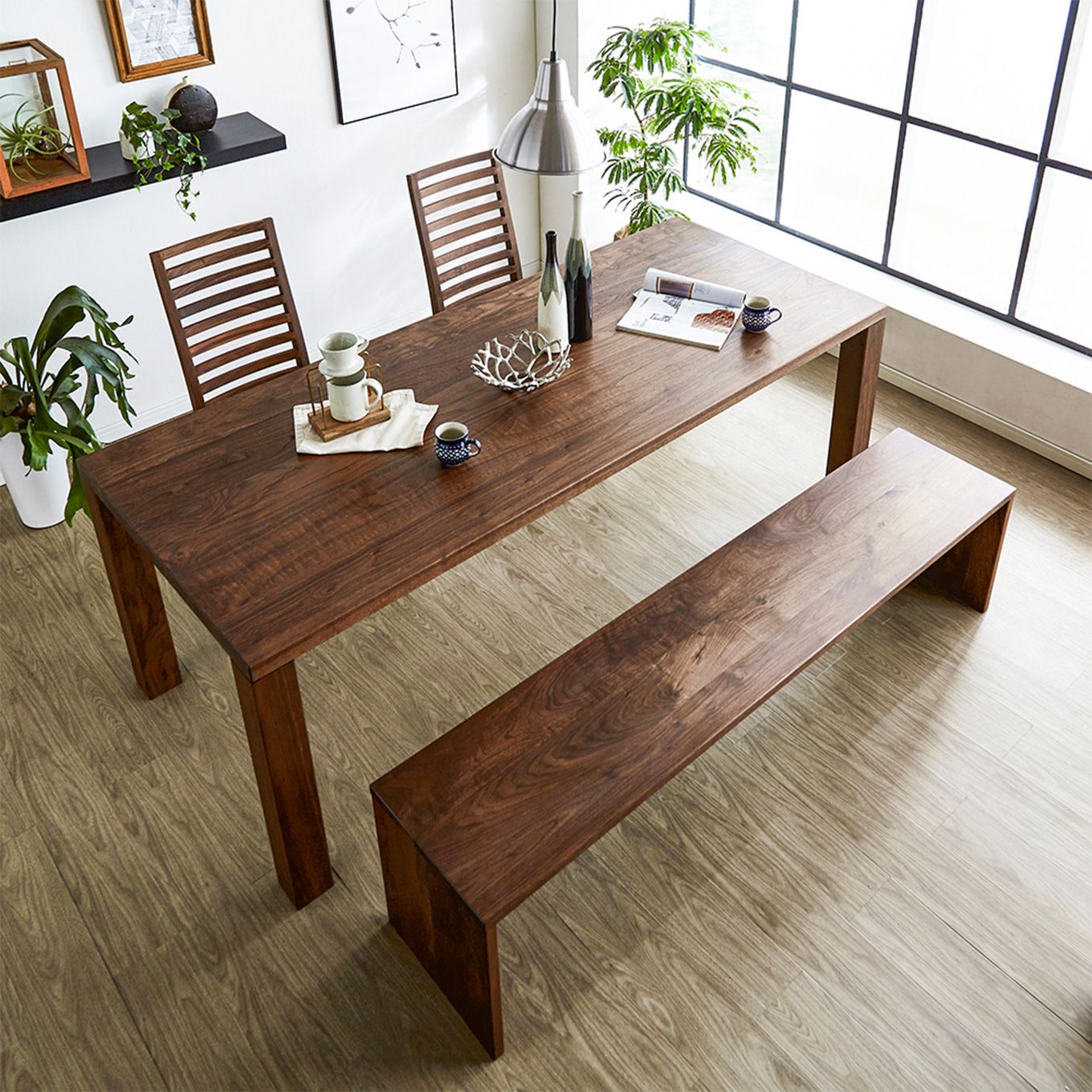 グリーン住宅ポイント無垢材 ベンチ 長イス 凛 type2(設置付き)イメージ