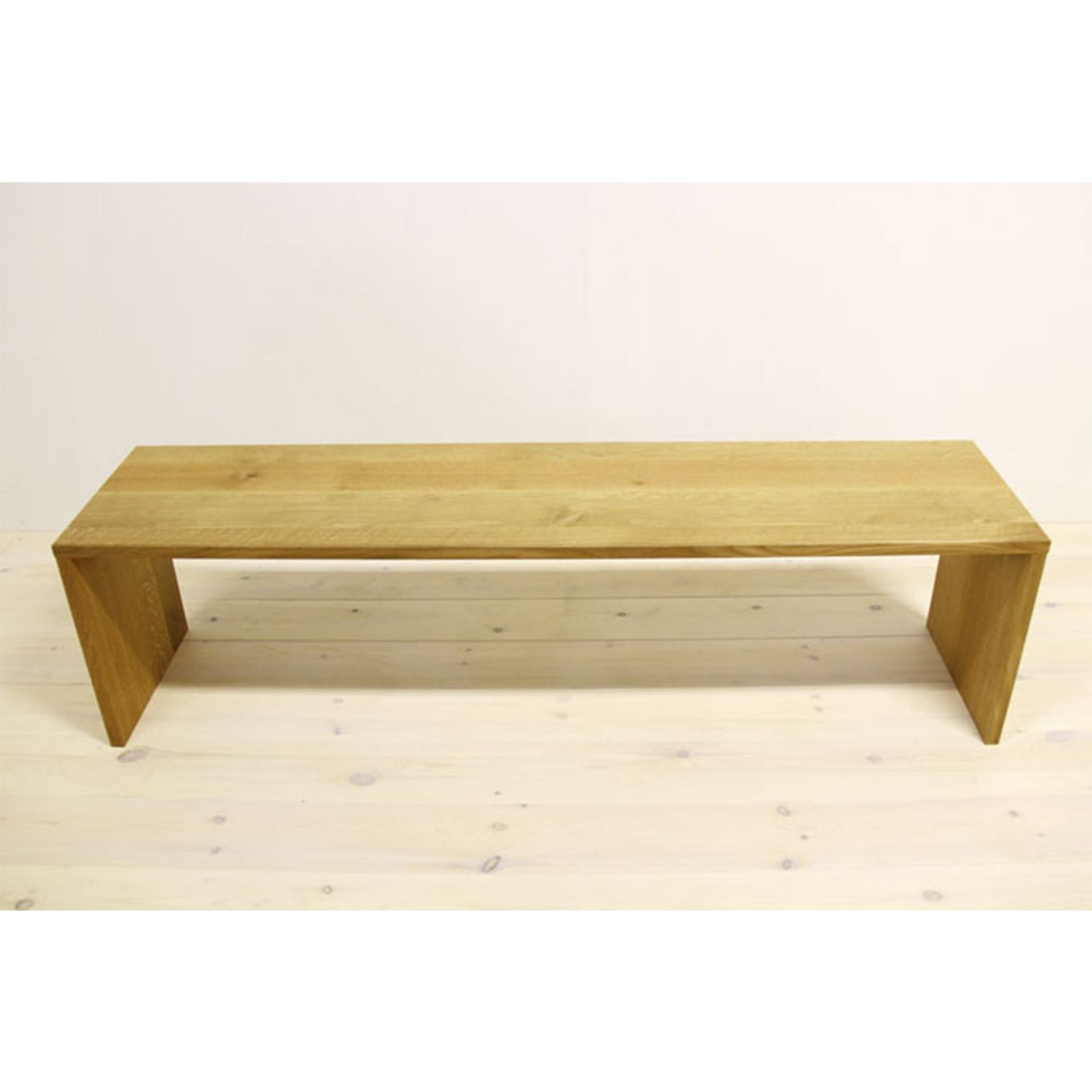 グリーン住宅ポイント無垢材 ベンチ 長イス 凛 type2(設置付き)イメージ