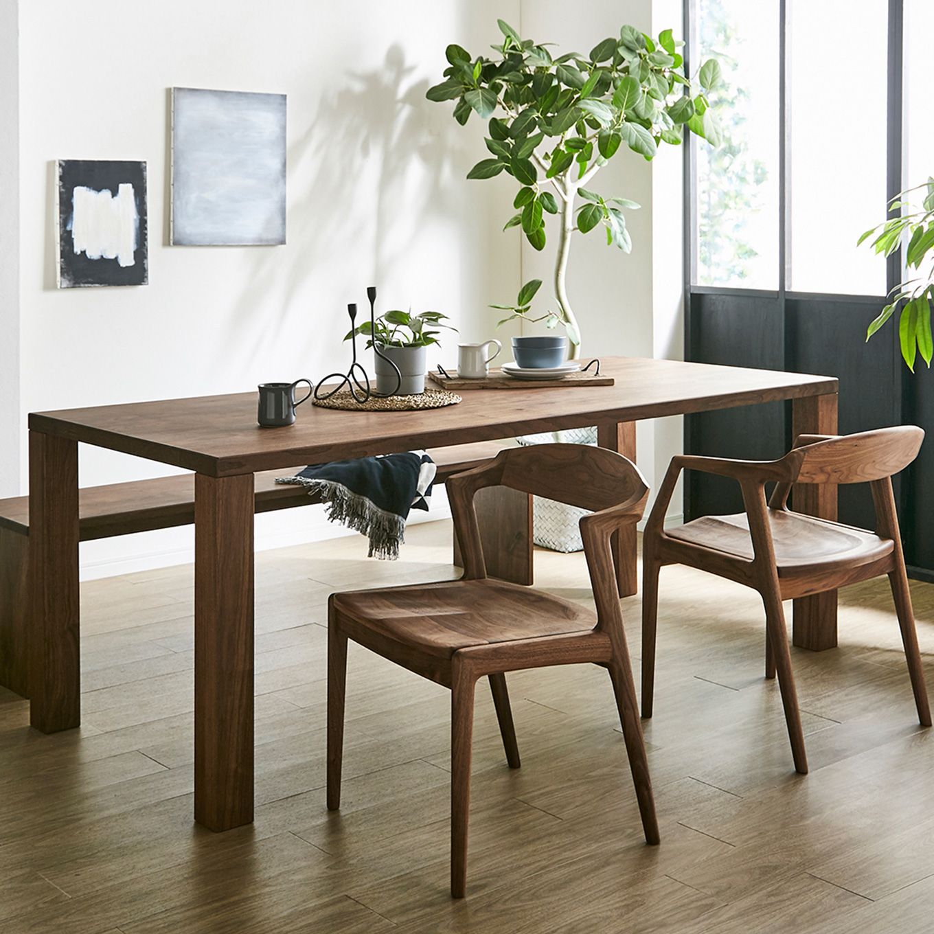 グリーン住宅ポイント無垢材 チェア ダイニングチェア 肘置き無(設置付き)イメージ