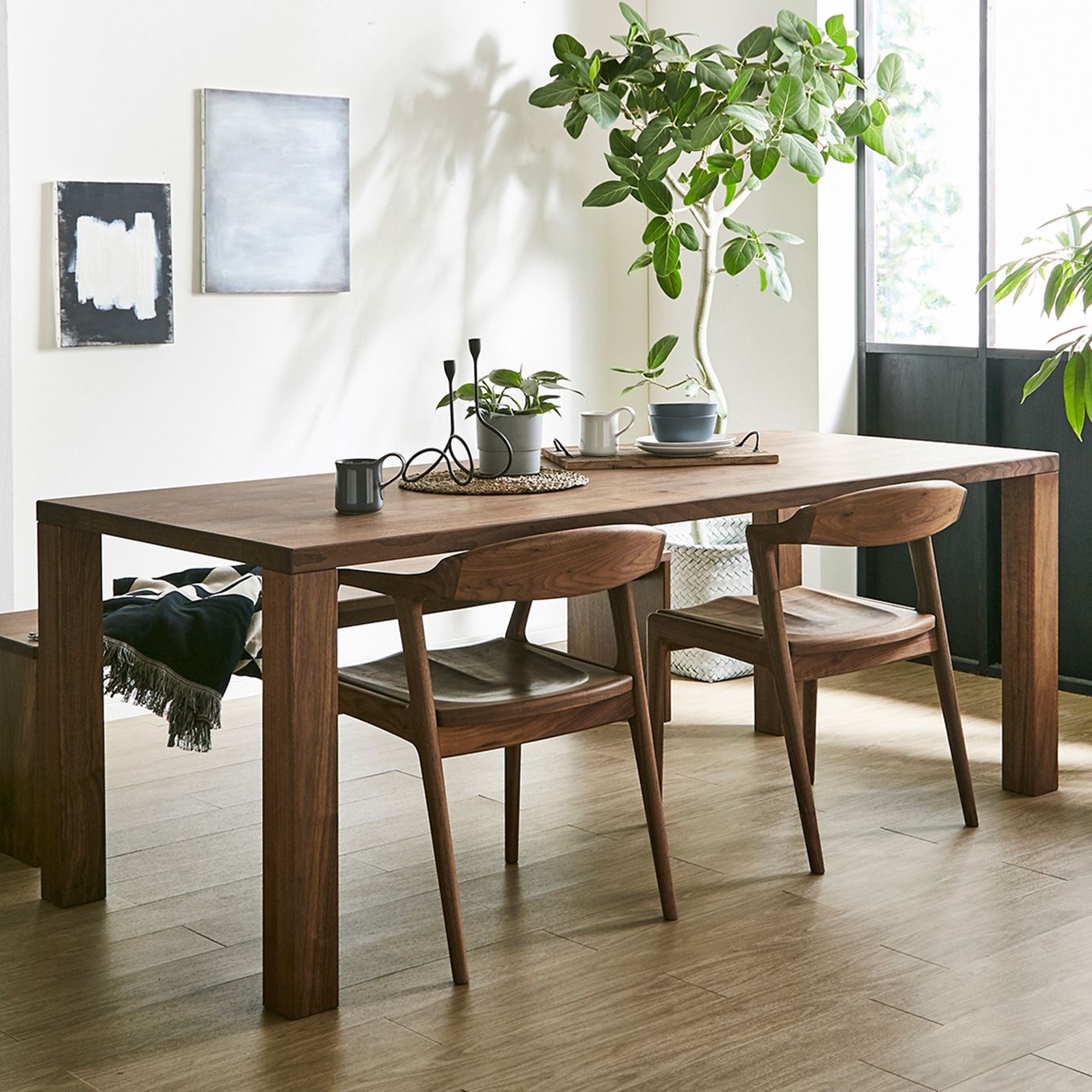 グリーン住宅ポイント無垢材 チェア ダイニングチェア 肘置き無(設置付き)イメージ