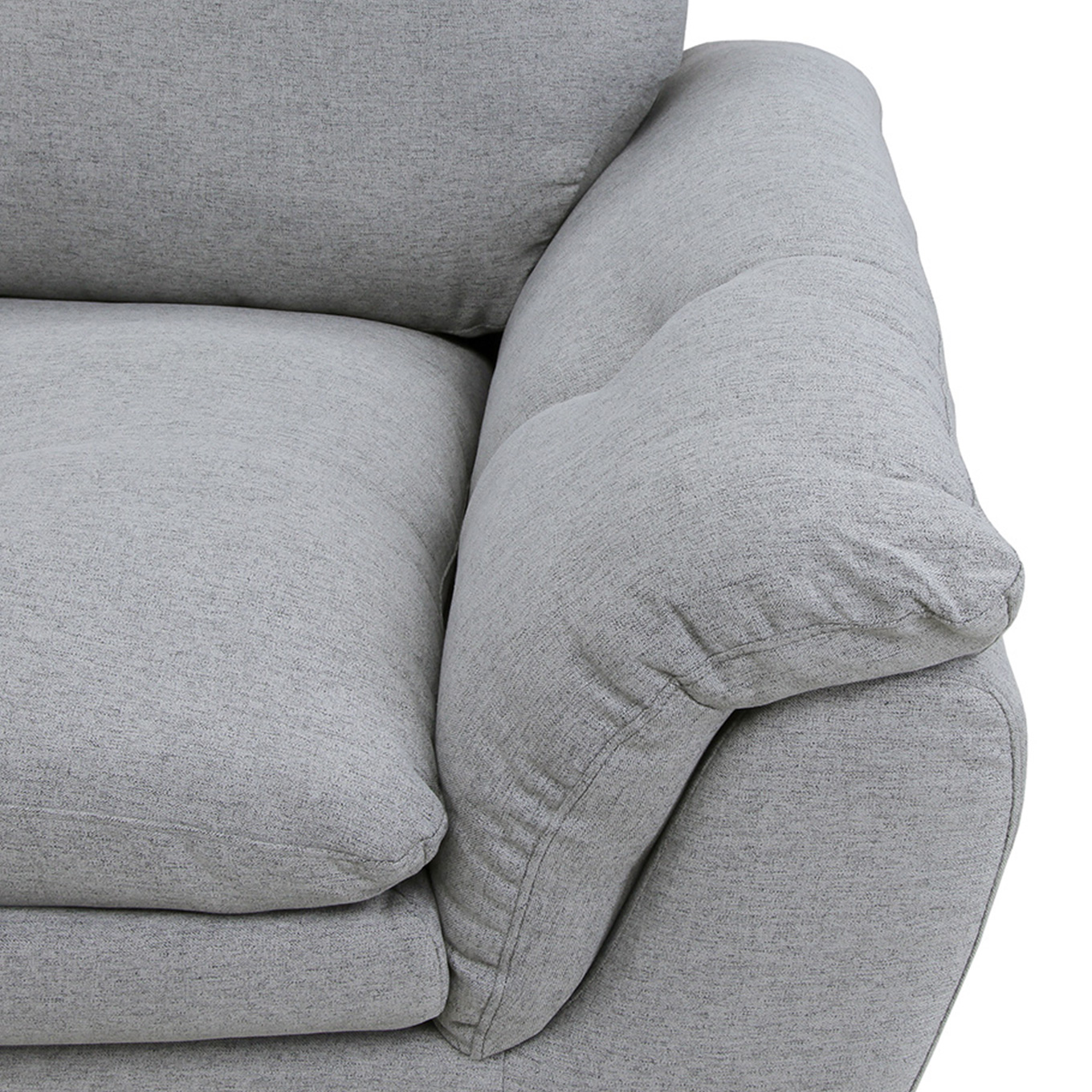 グリーン住宅ポイントふかふかの座り心地 3人掛けソファ 幅216cm(設置/組立て付き)イメージ