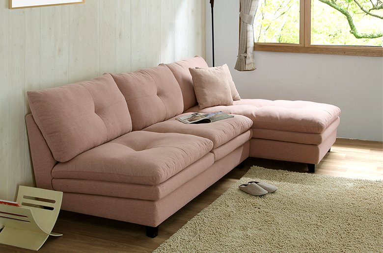 やわらかめのソファを好まれる方におススメ
クッションが厚めでふかふか