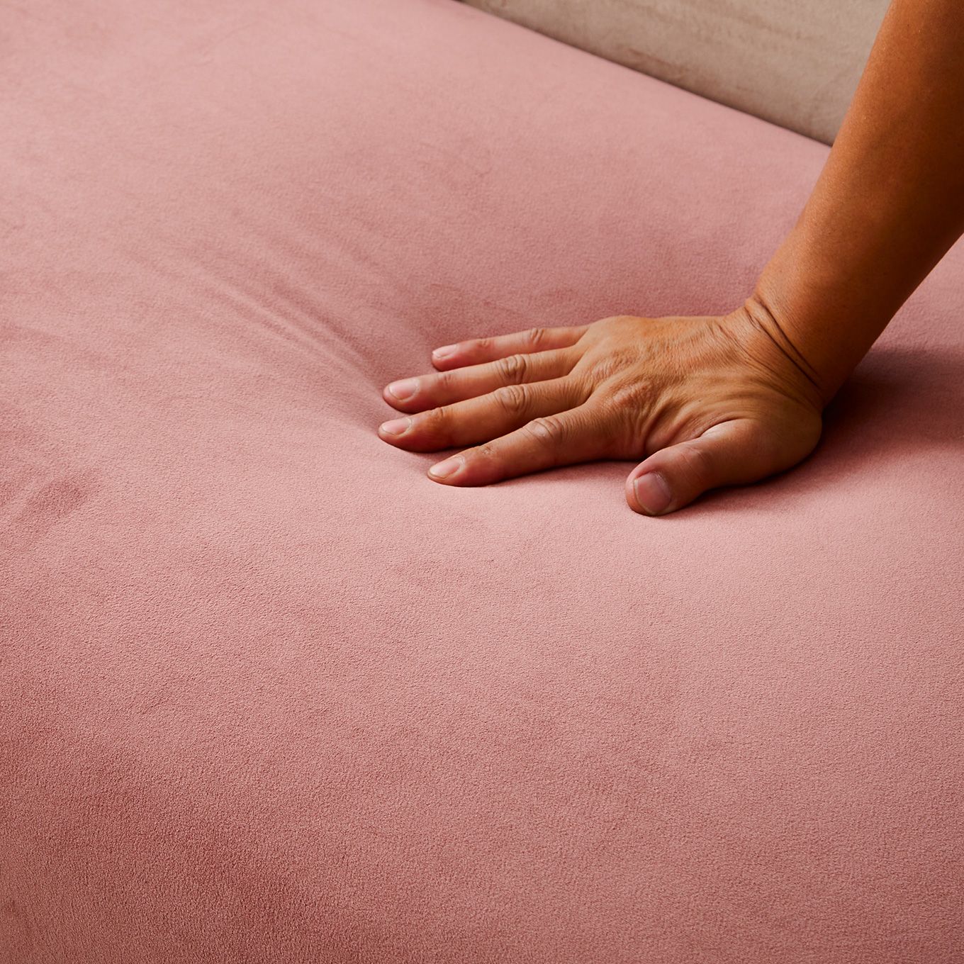 グリーン住宅ポイントベロア調 シェーズロングソファ クッション付(設置・組立て付き)イメージ