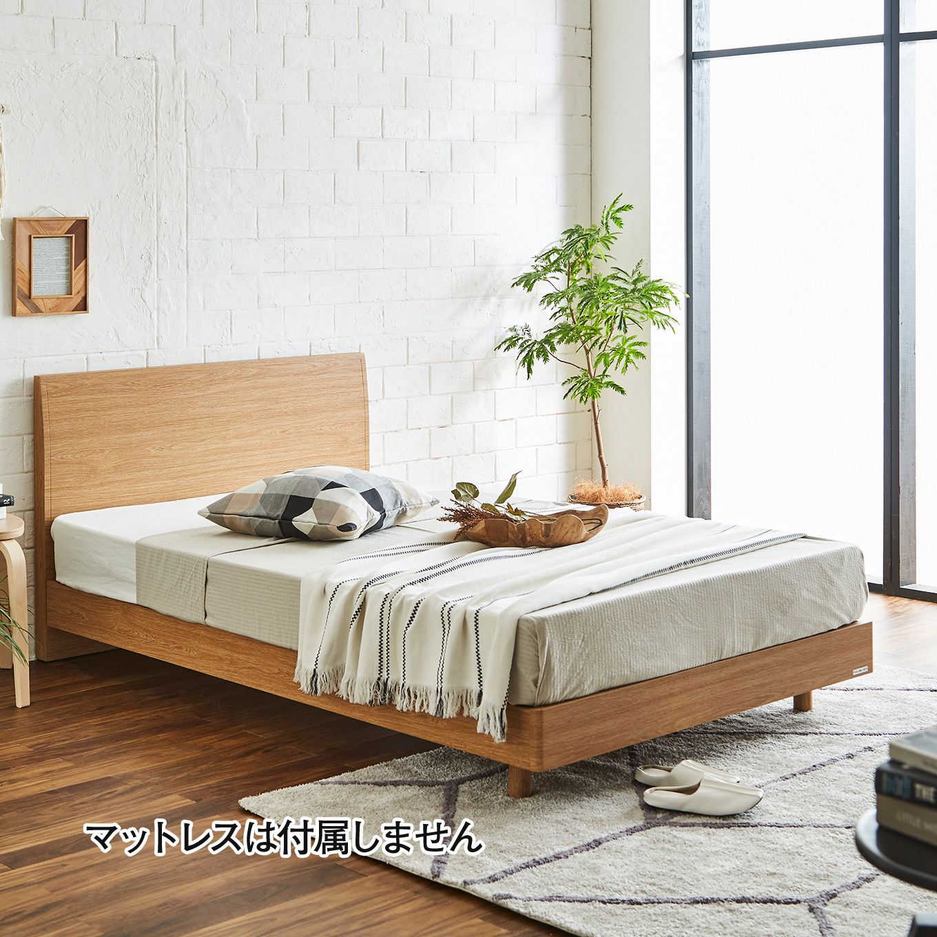 グリーン住宅ポイントセミダブル ベッドフレーム レッグタイプ(設置・組立て付き)イメージ