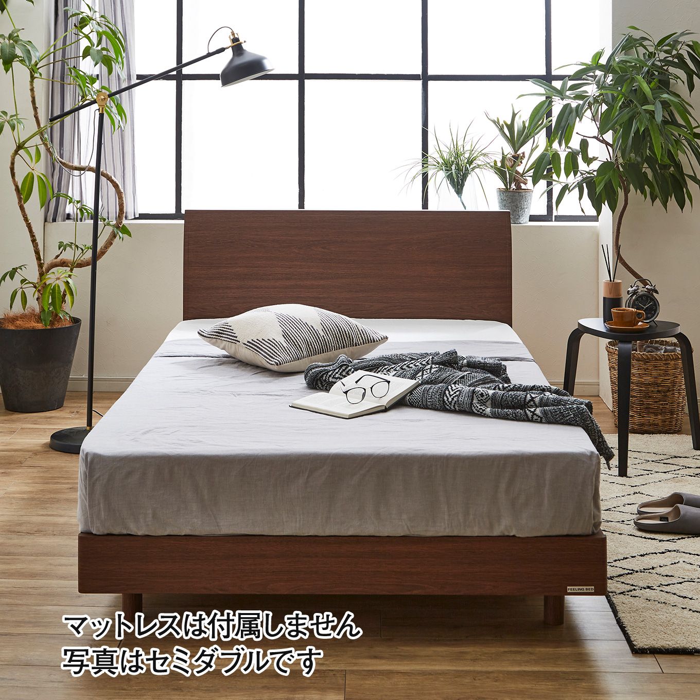 グリーン住宅ポイントダブル ベッドフレーム レッグタイプ(設置・組立て付き)イメージ