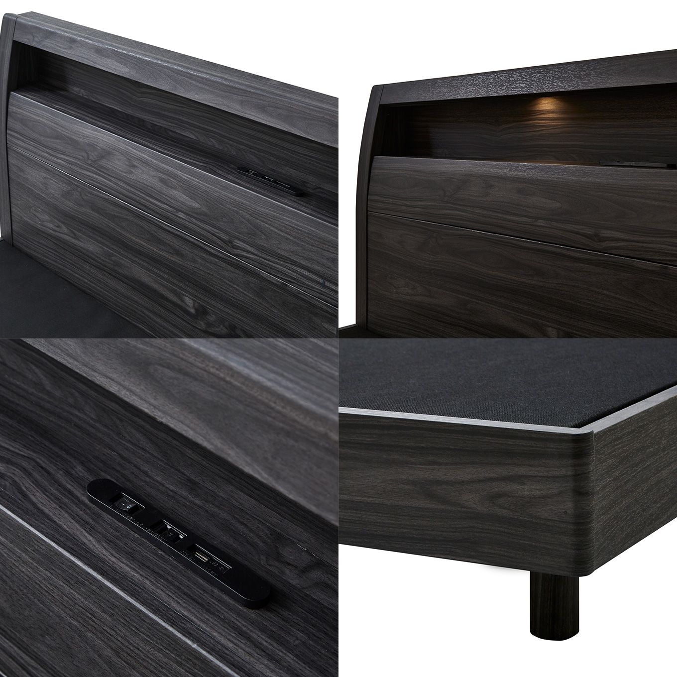 グリーン住宅ポイントシングル 棚付きベッド・マットレスセット レッグタイプ(設置・組立て付き)イメージ