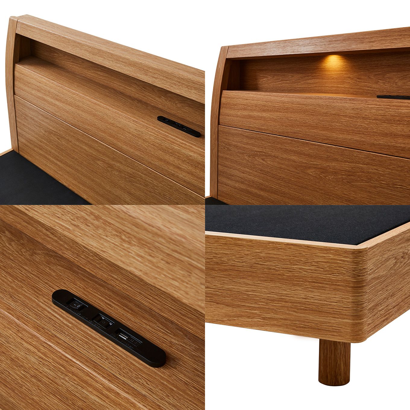 グリーン住宅ポイントシングル 棚付きベッド・マットレスセット レッグタイプ(設置・組立て付き)イメージ