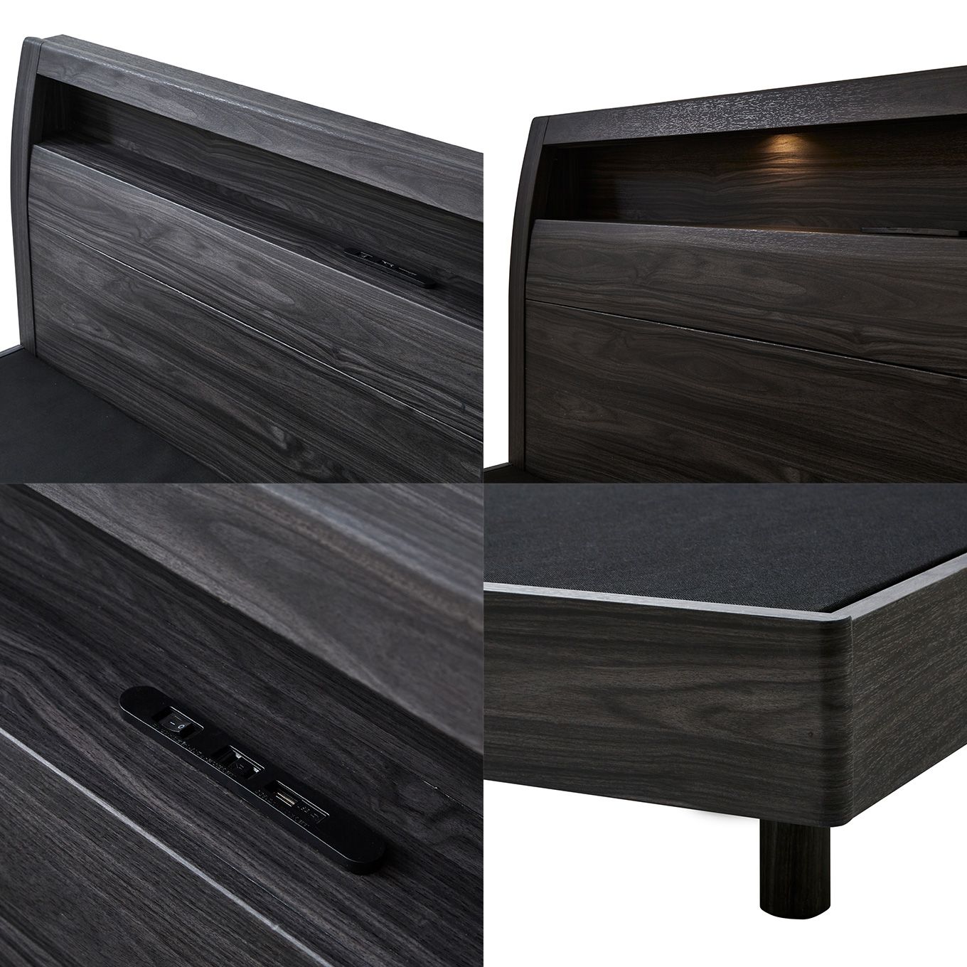 グリーン住宅ポイントダブル 棚付きベッド・マットレスセット レッグタイプ(設置・組立て付き)イメージ