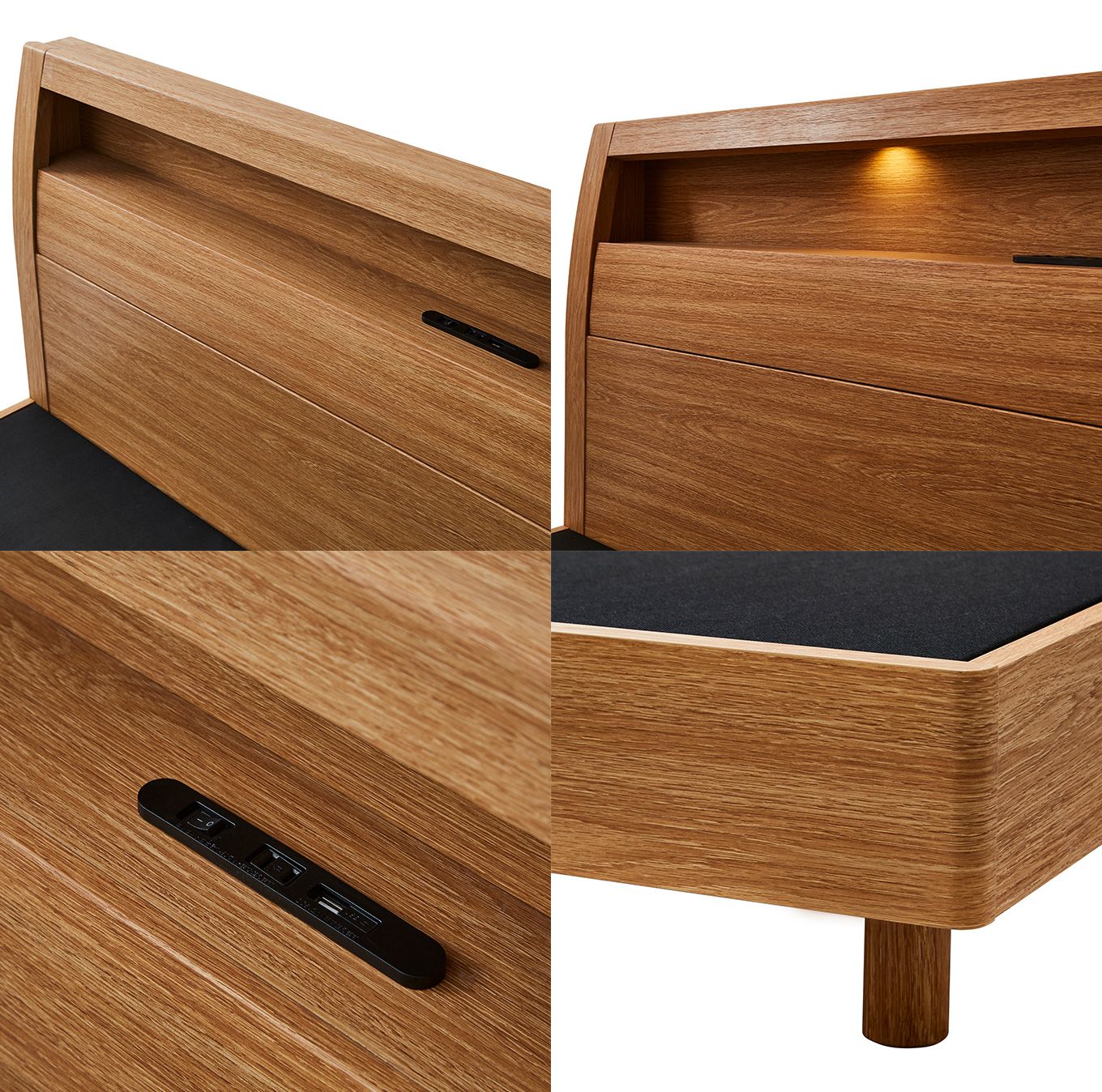 グリーン住宅ポイントダブル 棚付きベッド・マットレスセット レッグタイプ(設置・組立て付き)イメージ