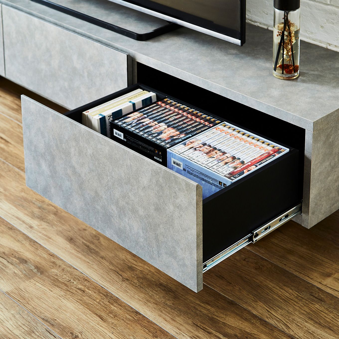 グリーン住宅ポイントセラミック調 テレビボード 幅150(設置・組立て付き)イメージ