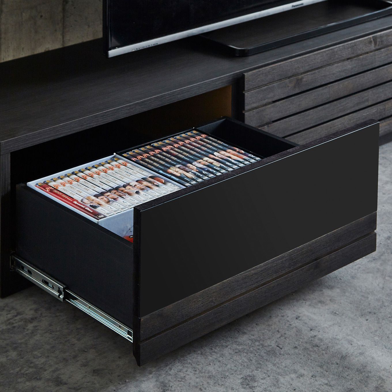 グリーン住宅ポイント和風モダン テレビボード 幅180(設置・組立て付き)イメージ