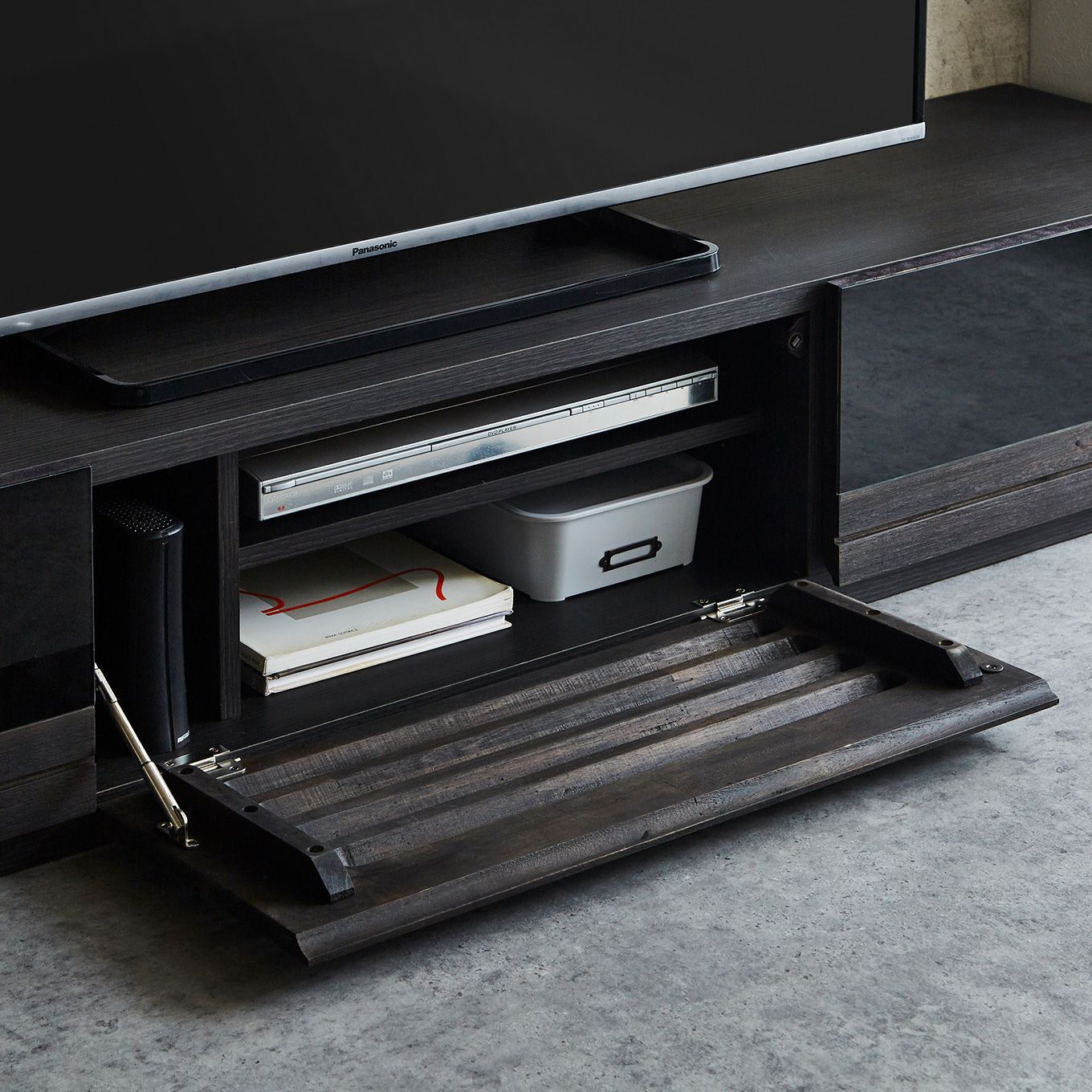 グリーン住宅ポイント和風モダン テレビボード 幅180(設置・組立て付き)イメージ