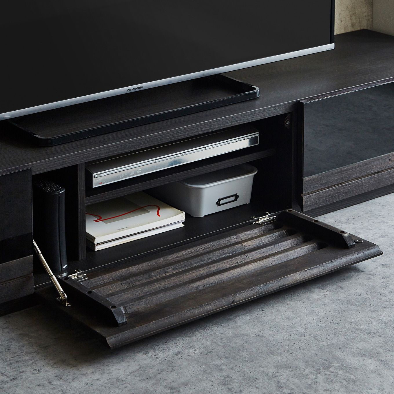 グリーン住宅ポイント和風モダン テレビボード 幅150(設置・組立て付き)イメージ