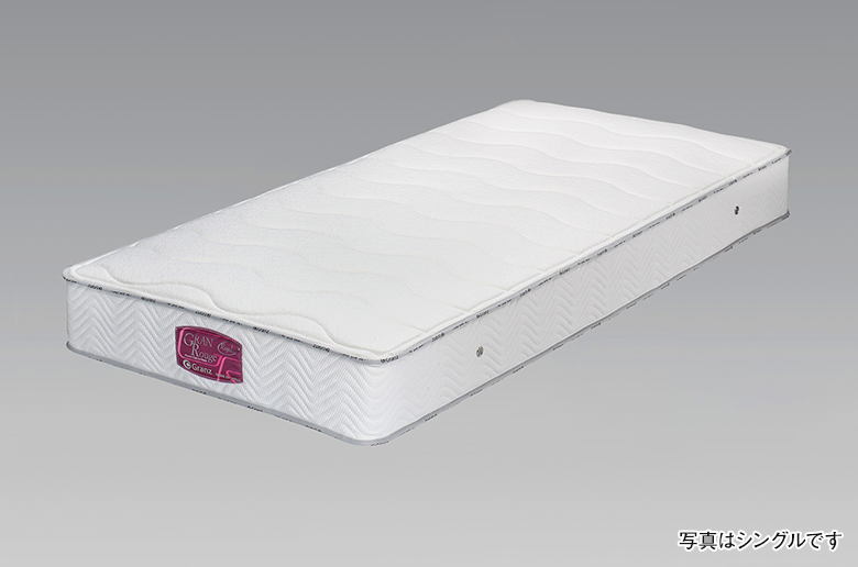 防ダニ抗菌防臭わたを使用
体重を分散し身体を自然に支える