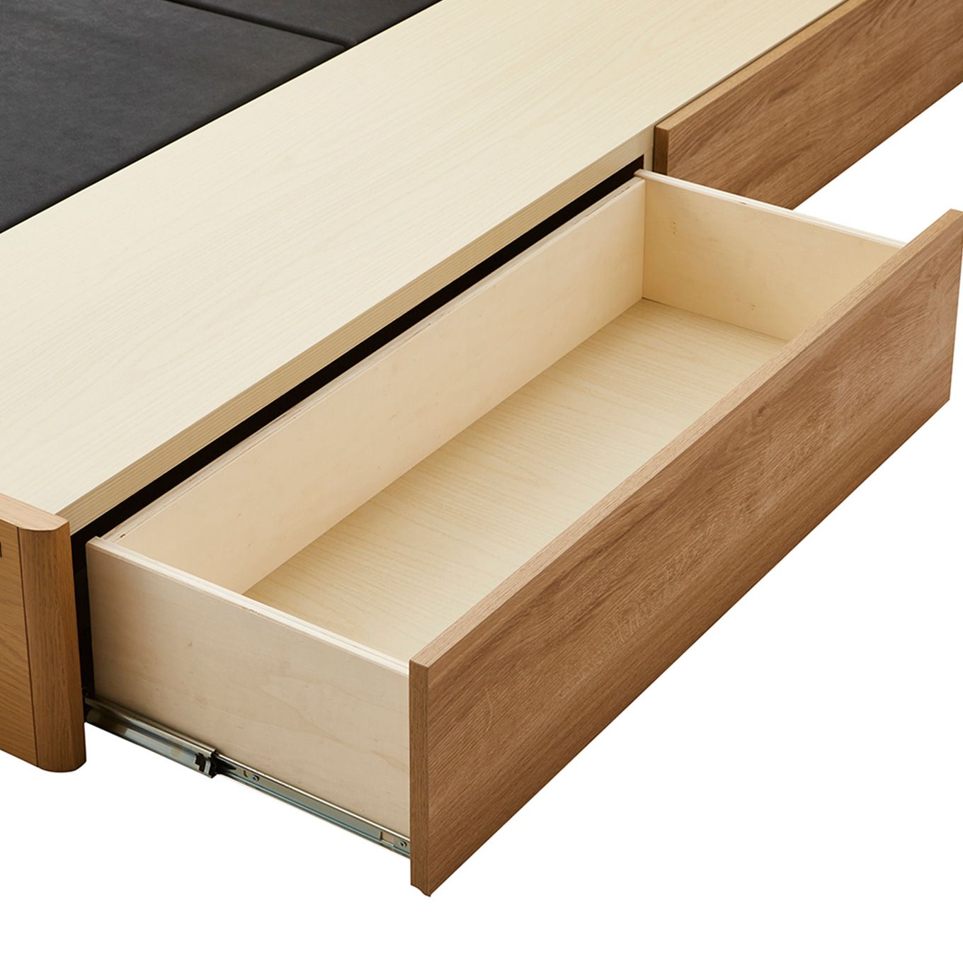 グリーン住宅ポイントセミダブル 引出し付き ベッドフレーム(設置・組立て付き)イメージ