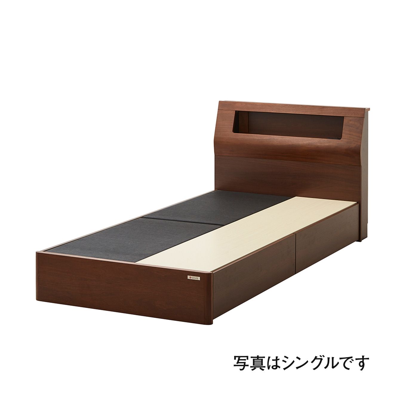 グリーン住宅ポイントセミダブル 引出し付き ポケットコイルマットレスセット(設置・組立て付き)イメージ