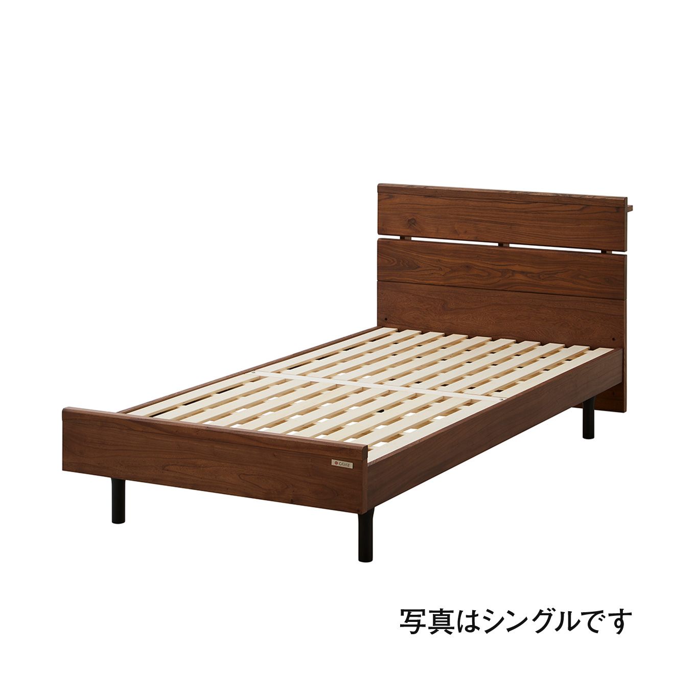 グリーン住宅ポイントセミダブル 無垢材 ポケットコイルマットレスセット(設置・組立て付き)イメージ