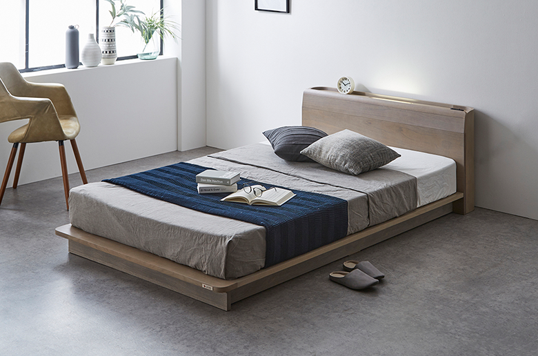 ロータイプなので圧迫感を軽減
お部屋をすっきりとした印象に