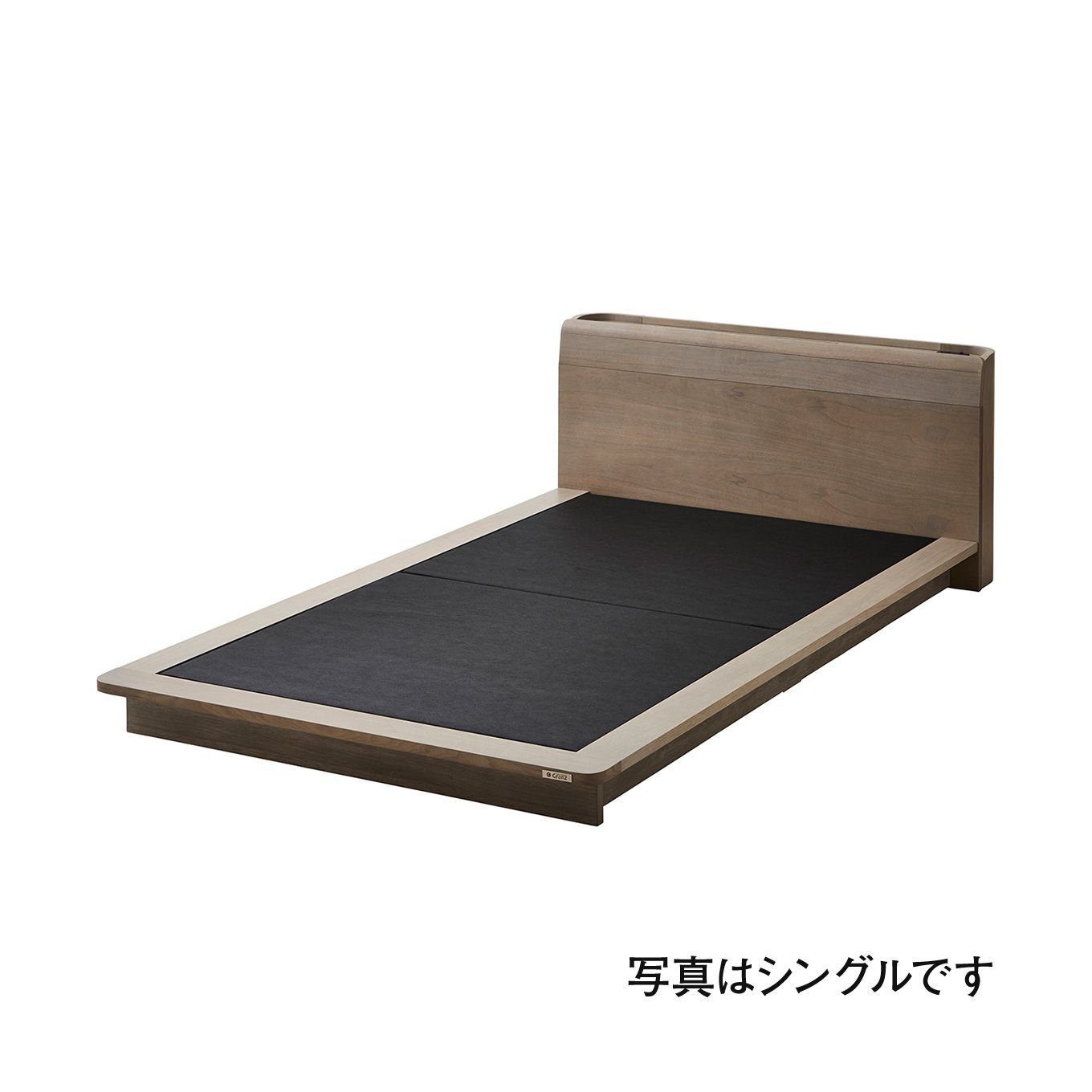 グリーン住宅ポイントセミダブル ロータイプ ポケットコイルマットレスセット(設置・組立て付き)イメージ