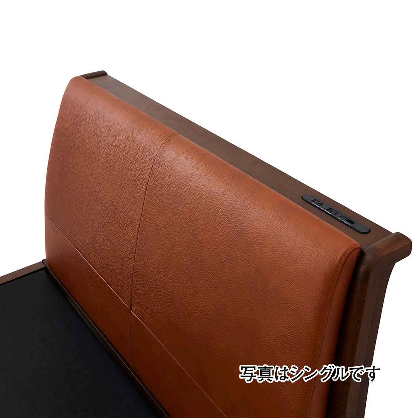 グリーン住宅ポイントセミダブル 本革 ベットフレーム(設置・組立て付き)イメージ