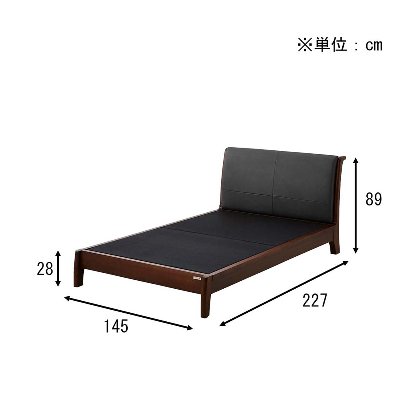 グリーン住宅ポイントダブル 本革 ベットフレーム(設置・組立て付き)イメージ