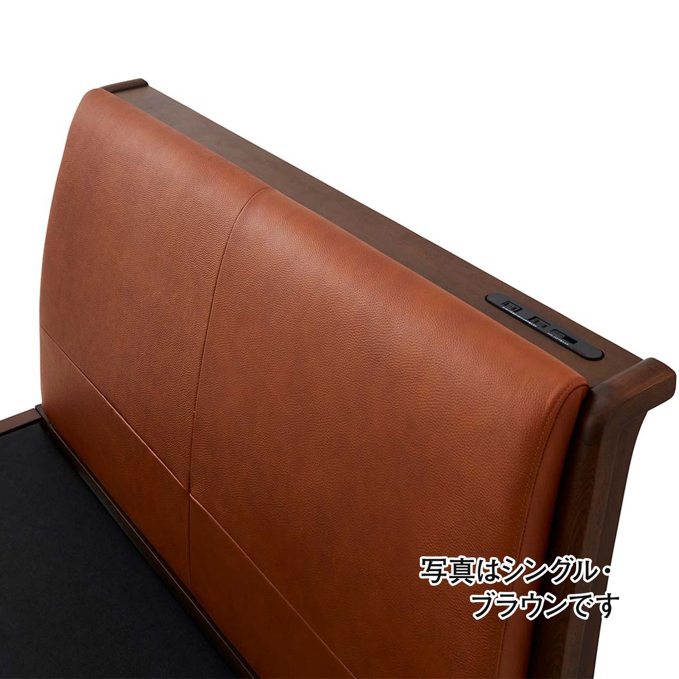 グリーン住宅ポイントダブル 本革 ポケットコイルマットレスセット(設置・組立て付き)イメージ