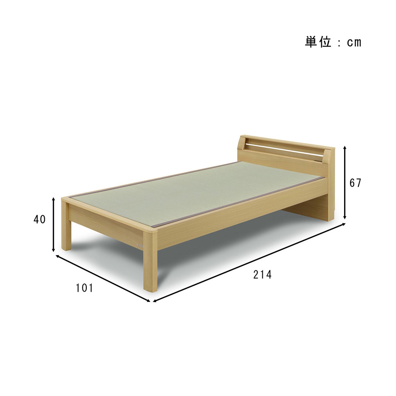 グリーン住宅ポイントシングル 畳ベットフレーム(設置・組立て付き)イメージ