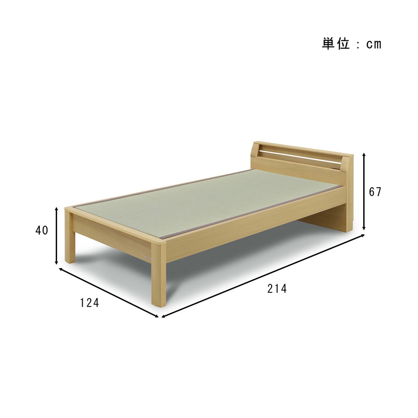 グリーン住宅ポイントセミダブル 畳ベットフレーム(設置・組立て付き)イメージ