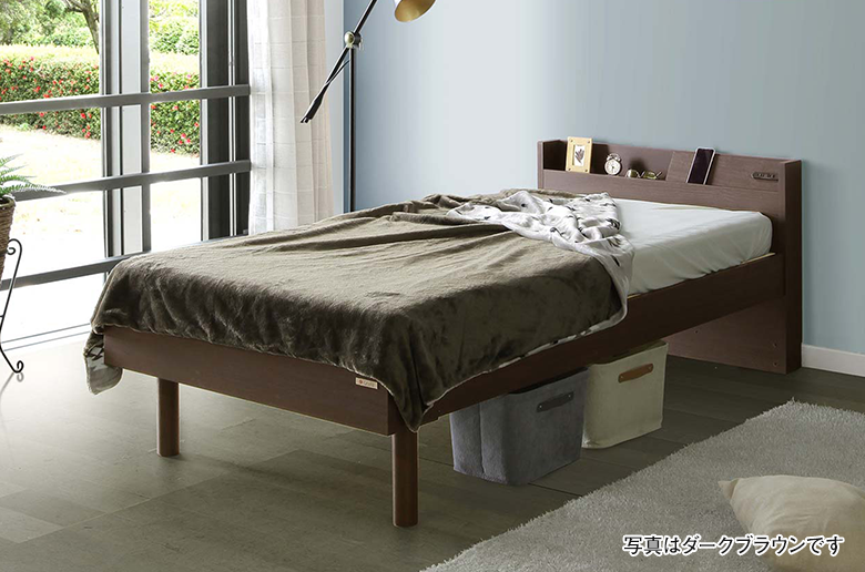 便利な高さ2段階調整
ハイタイプ時はベット下が有効的に活用できる