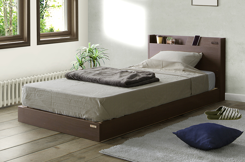 便利な高さ2段階調整
ハイタイプ時はベット下が有効的に活用できる