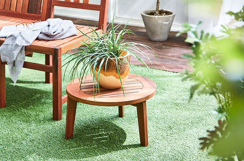 普段使いにちょうどいいコンパクトサイズ
耐久性・耐水性に優れたアピトン材を使用