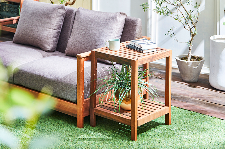 耐久性・耐水性に優れたアピトン材を使用
さらに耐UV・超撥水・防カビ防虫