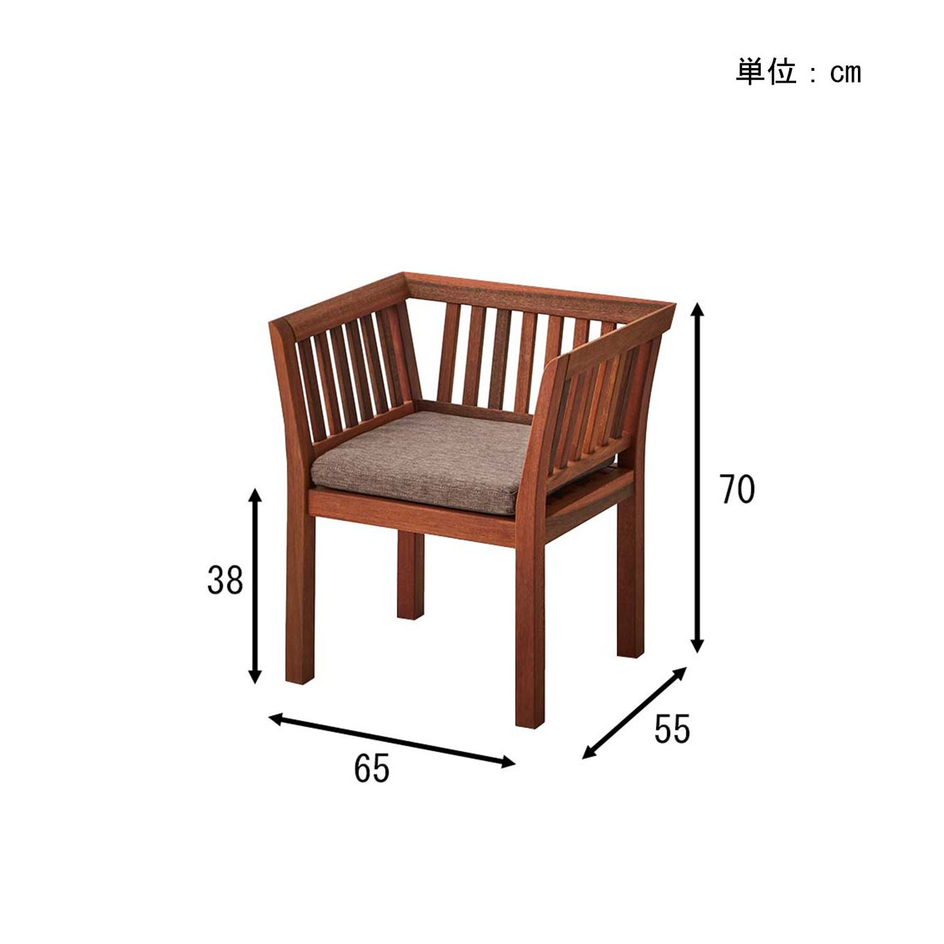グリーン住宅ポイント無垢材 テーブル5点セット(設置・組立て付き)アウトドア家具イメージ