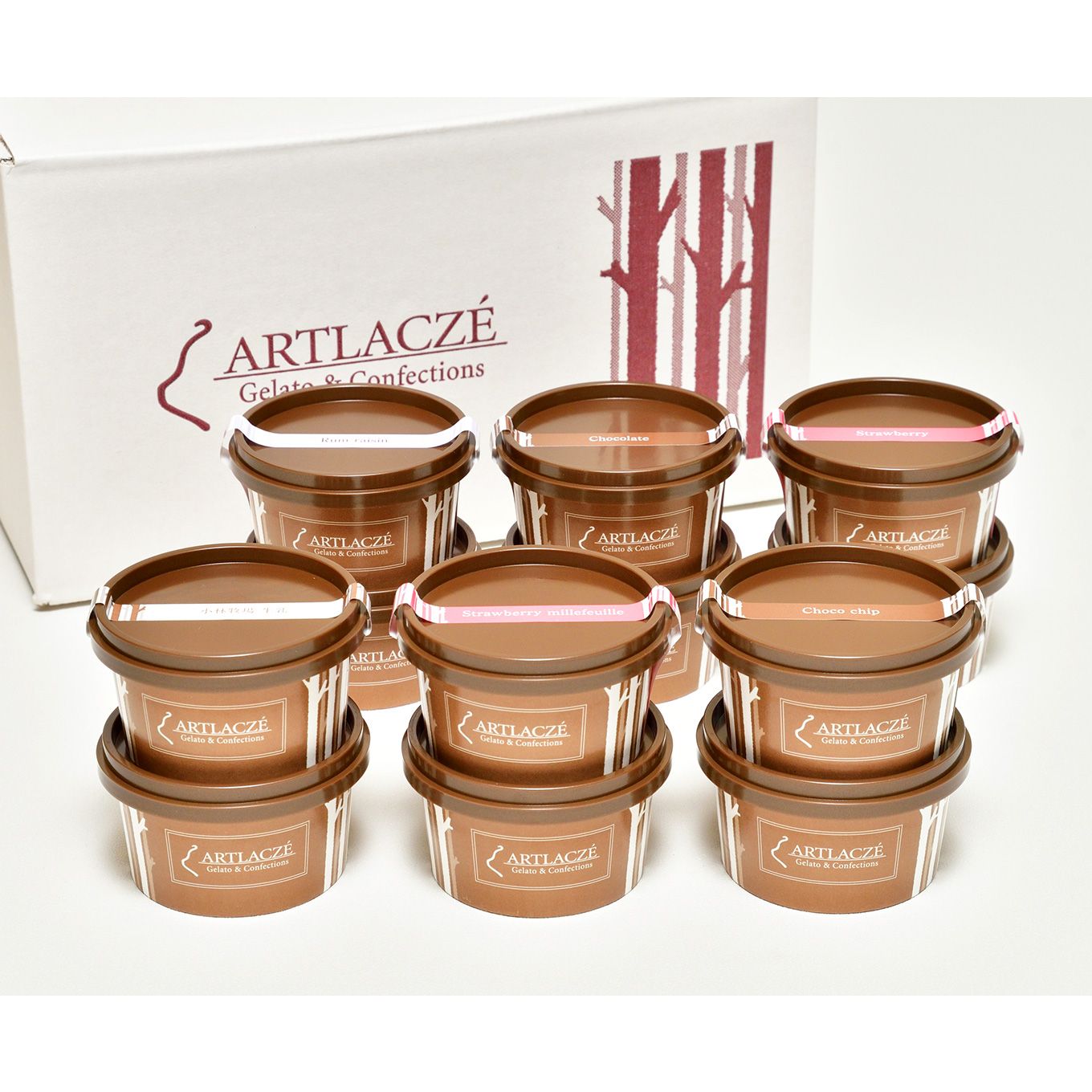 グリーン住宅ポイントアルトラーチェ 手作りジェラート12個セットイメージ