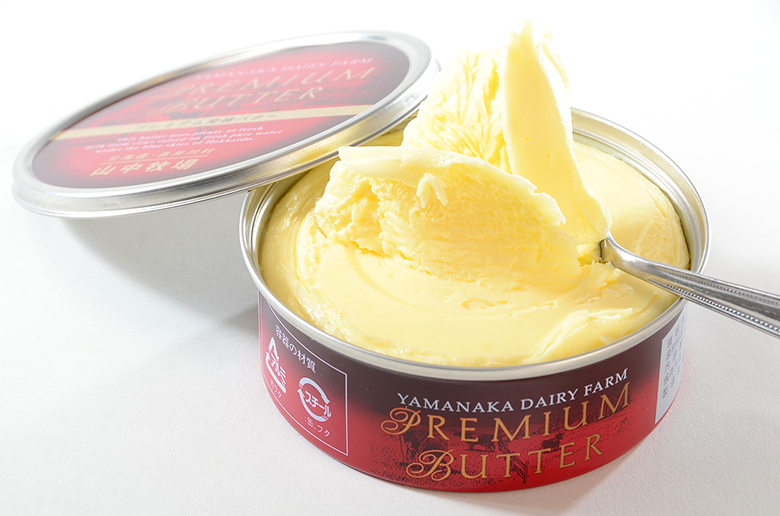 メディアでも話題!
良質で新鮮な牛乳を使用し丹精込めて作り上げた
自信作のバター